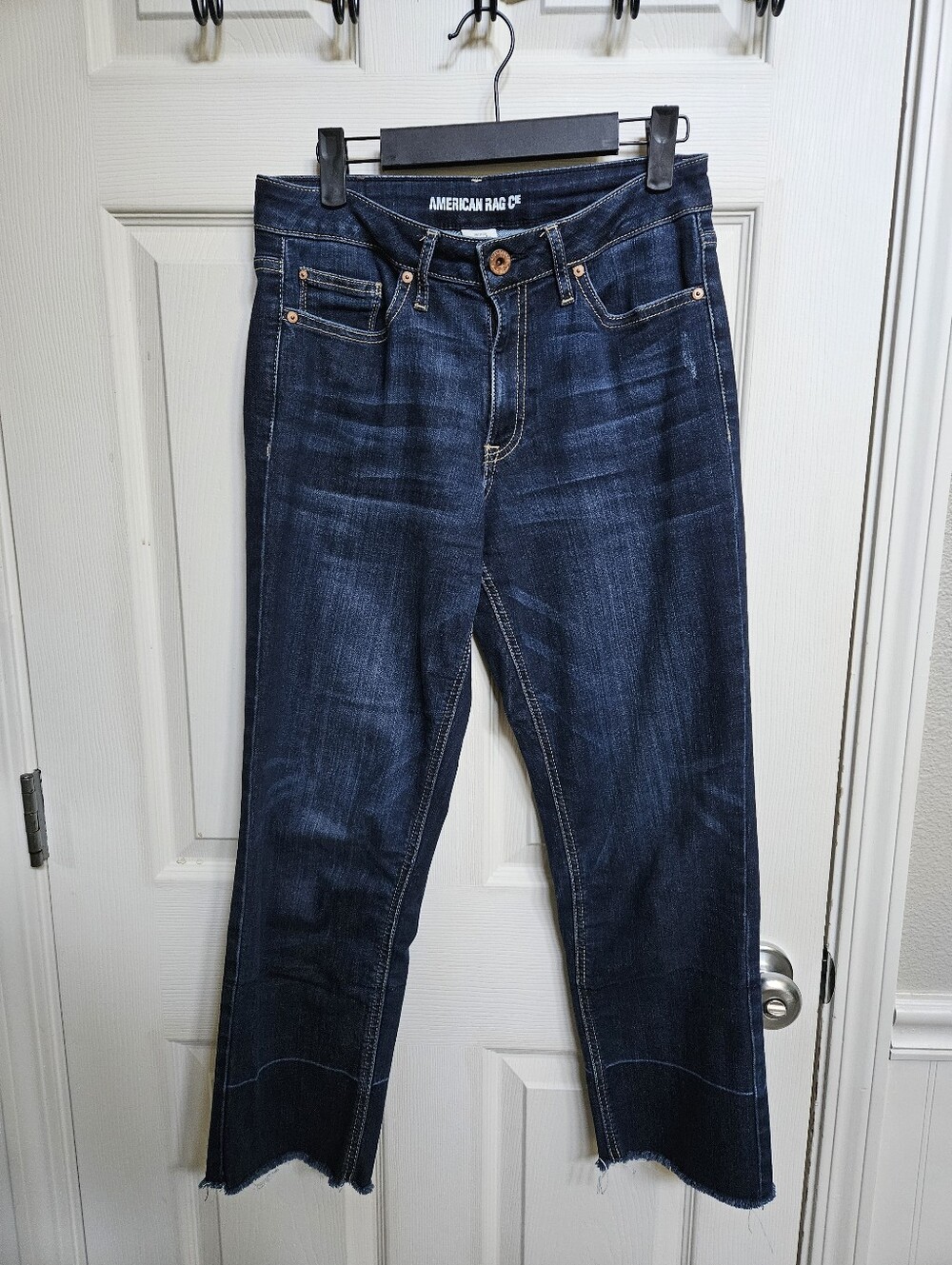 American Rag Crop Jeans Dark Wash 5